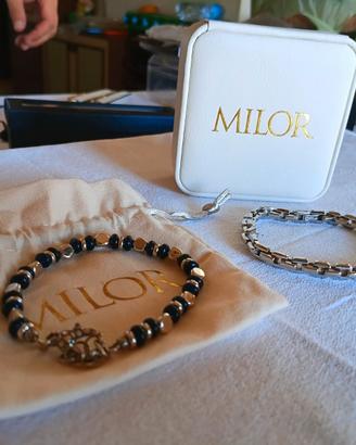 Set 2 bracciali uomo/donna Milor
