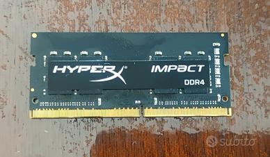 HyperX Impact RAM notebook DDR4 SO-DIMM 8GB