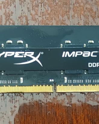 HyperX Impact RAM notebook DDR4 SO-DIMM 8GB
