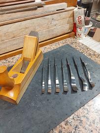 Pialla + sgorbie scultura e liuteria 