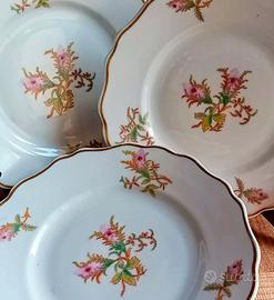 Set piatti Limoges "rosa muschiata" '800