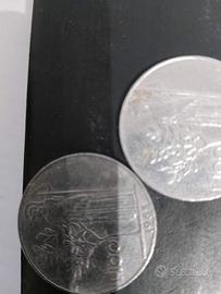 Monete 100 lire Minerva