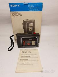 Sony TCM-15V Registratore Portatile a Cassette
