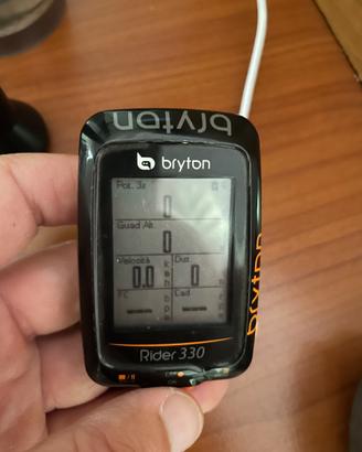 Ciclo computer gps Bryton rider 330. Strava