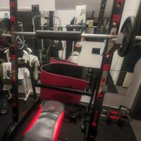 Panca multifunzione e rack