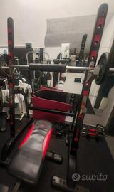 Panca multifunzione e rack