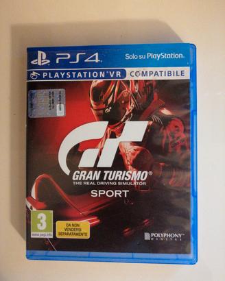 GT GRAN TURISMO SPORT PS4 VR COMPATIBILE