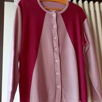 Maglia bicolore rosa+rossa