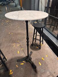 Eleganti Tavoli Alti da Bar in Marmo