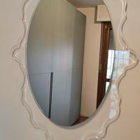 Specchio con cornice in plexiglass