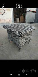 Tavolino da giardino in rattan 53 * 53