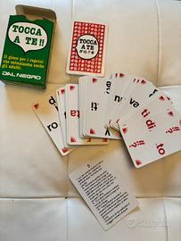Gioco di carte vintage Tocca a te