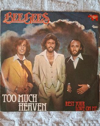 Disco 33 giri BeeGees Too much heaven
