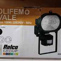 Faretto alogeno con crepuscolare 