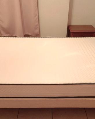 Materasso 120 x 190 struttura letto e rete a doghe