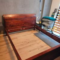 Letto matrimoniale legno