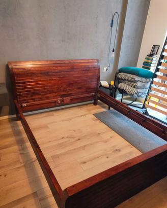 Letto matrimoniale legno