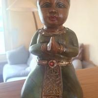 Statuetta decorativa in legno dalla Thailandia