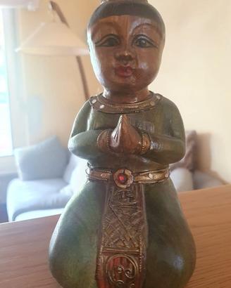 Statuetta decorativa in legno dalla Thailandia