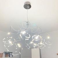 Lampadario moderno con cristalli  elegante