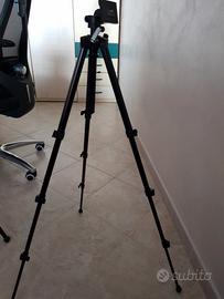 Treppiedi telescopico con custodia