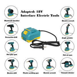 Adattatore Convertitore Batterie Makita LXT
