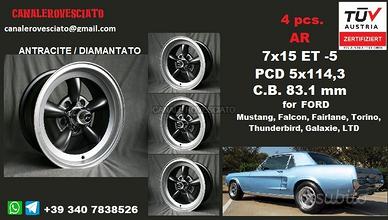 Cerchi FORD AR 7x15 MUSTANG FALCON TORINO FAIRLANE