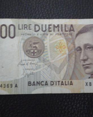 Banconota 2000 Lire Serie Sostitutiva XB - A