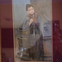 dipinto antico pittore Lucibello 