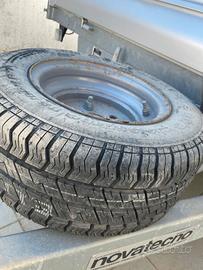 ruote complete 195/55 R10 rimorchio 