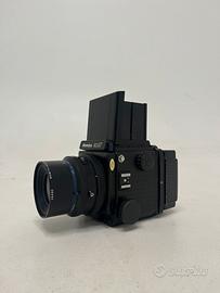 Mamiya RZ67 + 90 mm f3.5 + dorso + dorso polaroid