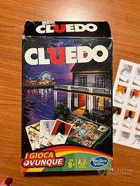 CLUEDO versione portatile gioco da tavolo nuovo