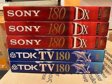 Lotto Videocassette VHS da registrare 16 pezzi