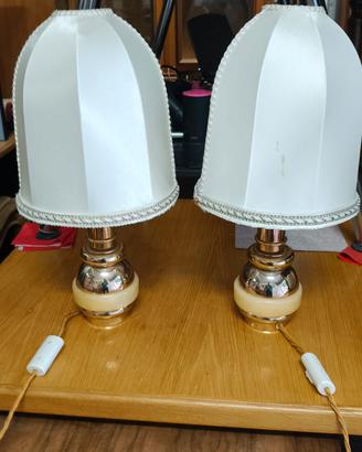 coppia abat-jour vintage anni 60