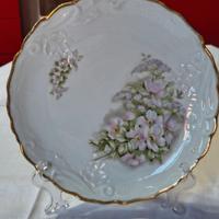 2 piatti da collezione LIMOGES dipinti mano