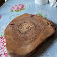 Tagliere ulivo artigianale