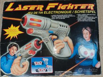 Laser Fighter, pistole laser gioco, vintage