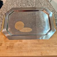 Vassoio VINTAGE Inoxbeck decorato 