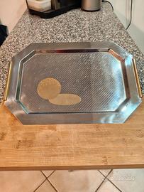 Vassoio VINTAGE Inoxbeck decorato 