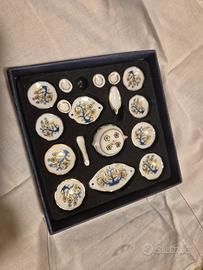 Servizio da tè in miniatura - Porcellana e Oro 
