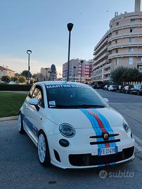 Abarth 595 livrea Martini Racing.