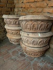 Vaso in terracotta a Parete artiginali