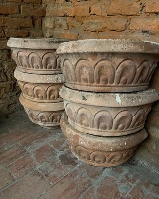 Vaso in terracotta a Parete artiginali