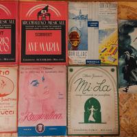 spartiti musicali d'epoca 