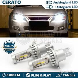Kit FULL LED H4 per KIA CERATO 1 luci Canbus 6500K