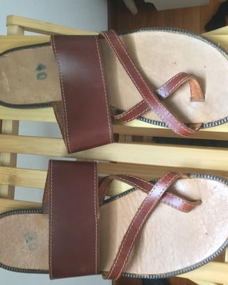 infradito cuoio   Unisex 39/40
