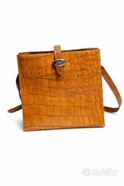 Borsa Furla vintage in pelle effetto cocco
