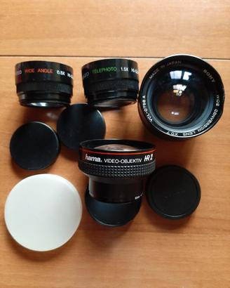 n 4 obbiettivi vari, euro 50