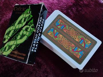 Carte gioco Vintage Celtiche UK  Intrecci Irlanda