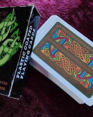 Carte gioco Vintage Celtiche UK  Intrecci Irlanda